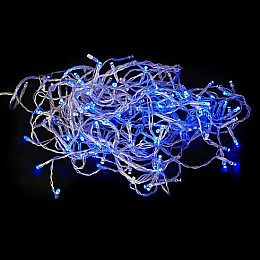 Гирлянда светодиодная LED 400 HMD Multicolor с белым проводом проводом 218-21513566