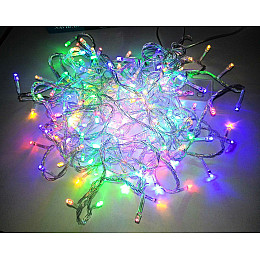 Гирлянда светодиодная LED 400 HMD Multicolor с белым проводом проводом 218-21513566