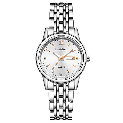 Наручні годинники жіночі Longbo One Сріблястий (3155)