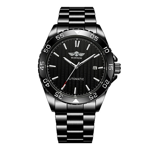 Наручні годинники чоловічі Winner Factor Чорний (3172)