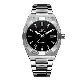 Наручні годинники чоловічі Forsining Temp Сріблястий (3175)