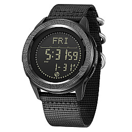 Наручні годинники чоловічі з компасом North Edge Nexus Чорний (3222)