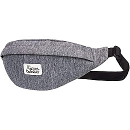 Сумка на пояс бананка Quiksilver eqyba03120 12х32х7 см Сірий (2322664159)