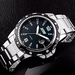 Наручні годинники Skmei Robby Steel 0992S Сріблястий (725)