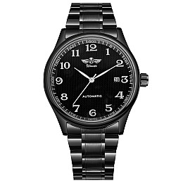 Наручні годинники Winner Handsome Чорний (3258)