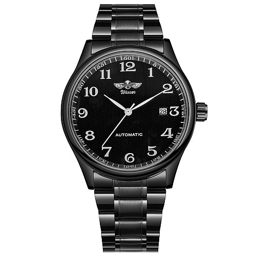 Наручні годинники Winner Handsome Чорний (3258)