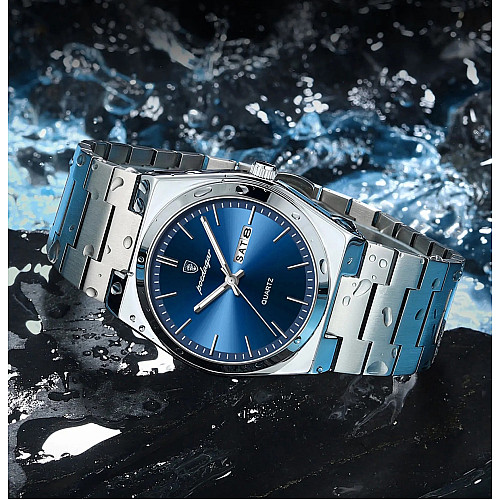 Наручні годинники Poedagar Teodor Сріблястий (3188)