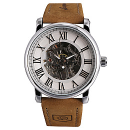 Наручні годинники Forsining Vintage Pro Сріблястий (3275)