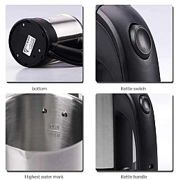 Чайник електричний RAF R-7887 0.5 л Сріблястий (2230179516)