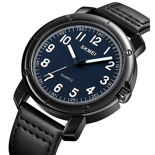 Годинники класичні наручні чоловічі Skmei 1987 Чорний (2230952510)
