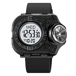 Мужские наручные часы с фонарём Skmei 2187 Ч