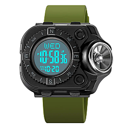 Часы мужские наручные Skmei 2187 Зеленый (2232017449)