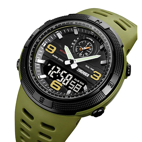 Чоловічі спортивні годинники Skmei 1655 Зелений