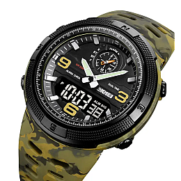 Часы мужские спортивные Skmei 1655 Черный (2234964858)