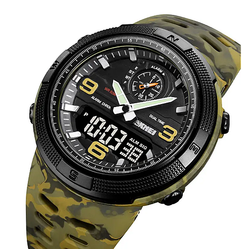 Часы мужские спортивные Skmei 1655 Черный (2234964858)