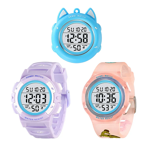 Часы детские наручные для девочек Skmei 2236 kids Diy Комбинированный (2235029006)