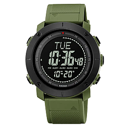 Мужские спортивные часы с компасом Skmei 2095 Зеленый