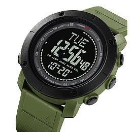 Мужские спортивные часы с компасом Skmei 2095 Зеленый