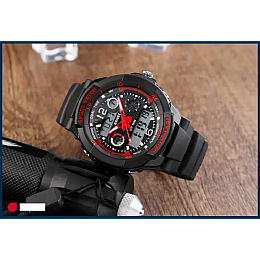 Часы спортивные наручные Skmei 1060 s-shock Черный (2235883541)