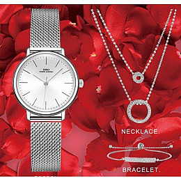 Часы наручные женские в наборе Baosaili BOX IBSO Серебристый