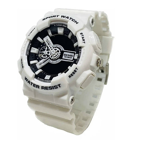 Часы наручные тактические Skmei 1688 Белый (2312692403)
