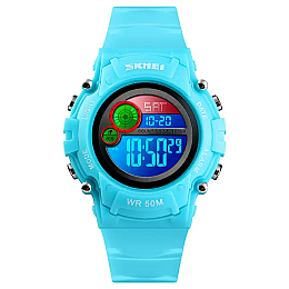 Детские спортивные наручные часы Skmei 1477 Голубой
