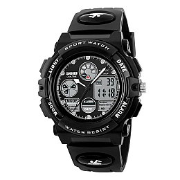 Детские спортивные наручные часы Skmei 1163 Черный