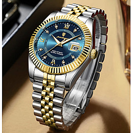 Наручні годинники чоловічі Poedagar Dublin Сріблястий (3321)