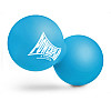Массажный двойной мяч PowerPlay PP-4355 Silicone Lacrosse Peanut Ball 6.3х12.6 см Синий