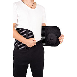 Бандаж абдомінальний MED1 TJ-408(3) L Чорний