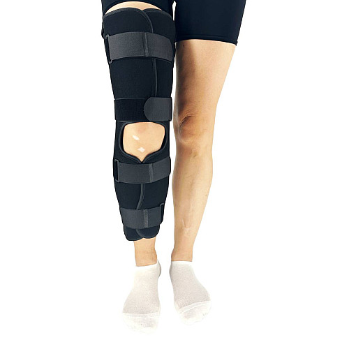 Бандаж на колінний суглоб MED1 TJ-508 XL Чорний