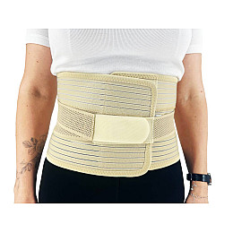 Бандаж на поясничний відділ хребта MED1 TJ-413 XXL Бежевий