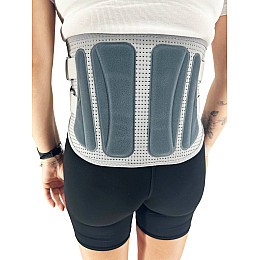 Бандаж на поясничний відділ хребта MED1 TJ-418(1) S Сірий