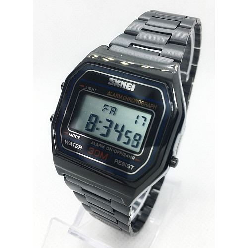 Мужские наручные часы Skmei 1123 Old School Черный