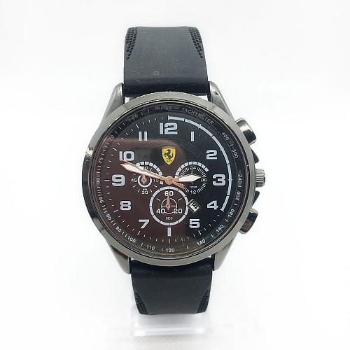 Наручні годинники чоловічі No Brand Ferrari Чорний (IBW304B)