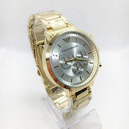 Наручні годинники чоловічі No Brand Emporio Armani Золотистий (IBW375YO)