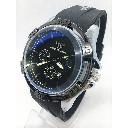 Наручні годинники чоловічі No Brand Emporio Armani Чорний (IBW553BS)