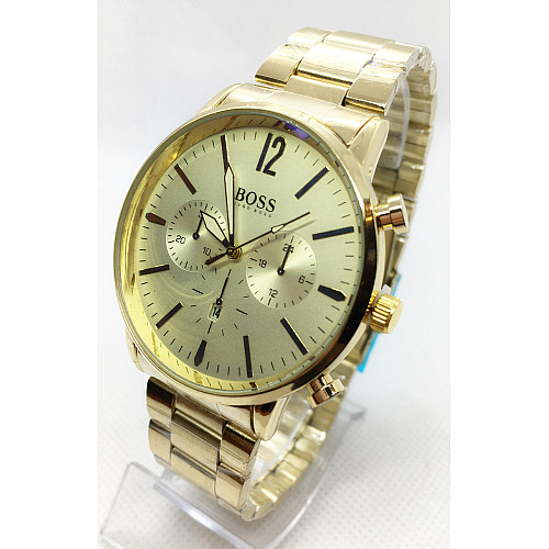 Наручні годинники чоловічі Clockhouse Boss Золотистий (IBW679Y)