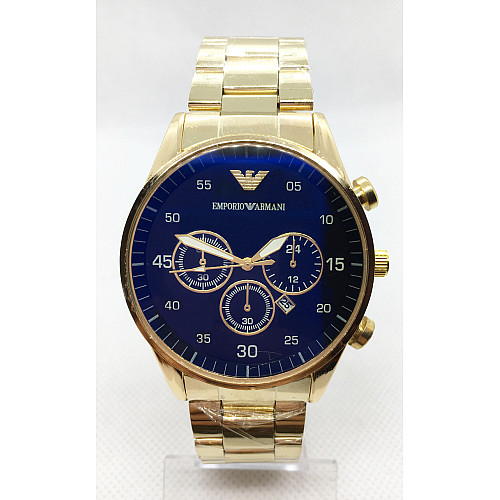 Наручні годинники чоловічі No Brand Emporio Armani Золотистий (IBW680YB)