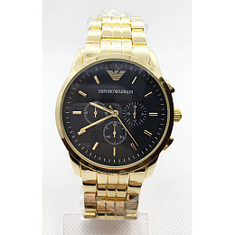 Наручні годинники чоловічі No Brand Emporio Armani Золотистий (IBW687YB)