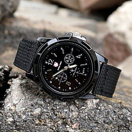 Наручні годинники чоловічі Swiss Army Чорний (IBW750B)