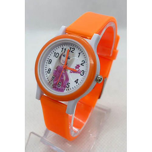 Наручні годинники дитячі Barbie Оранжево-білий (IBW649J)