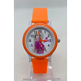 Наручні годинники дитячі Barbie Оранжево-білий (IBW649J)