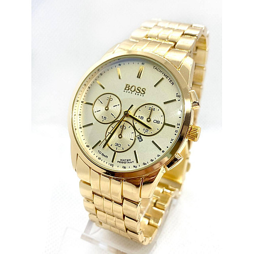 Наручні годинники чоловічі Clockhouse Boss Золотистий (IBW905YO)