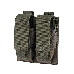 Сумка-подсумок для пістолетних магазинів Mil-Tec 11 х 2 х 12 см Оливковий 13495501