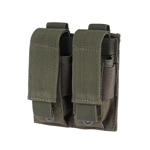 Сумка-подсумок для пістолетних магазинів Mil-Tec 11 х 2 х 12 см Оливковий 13495501