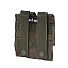 Сумка-подсумок для пістолетних магазинів Mil-Tec 11 х 2 х 12 см Оливковий 13495501