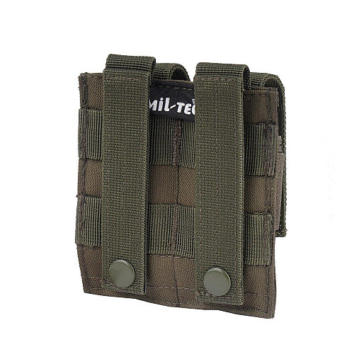 Сумка-подсумок для пістолетних магазинів Mil-Tec 11 х 2 х 12 см Оливковий 13495501
