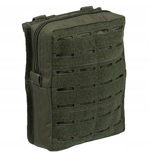 Подсумок-тактичний Mil-Tec Laser Cut 19 х 7 х 23 см Оливковий (13487401)