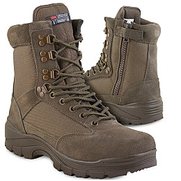 Тактические ботинки Mil-Tec Side zip boots 12822109 39 Коричневый (1826491039)